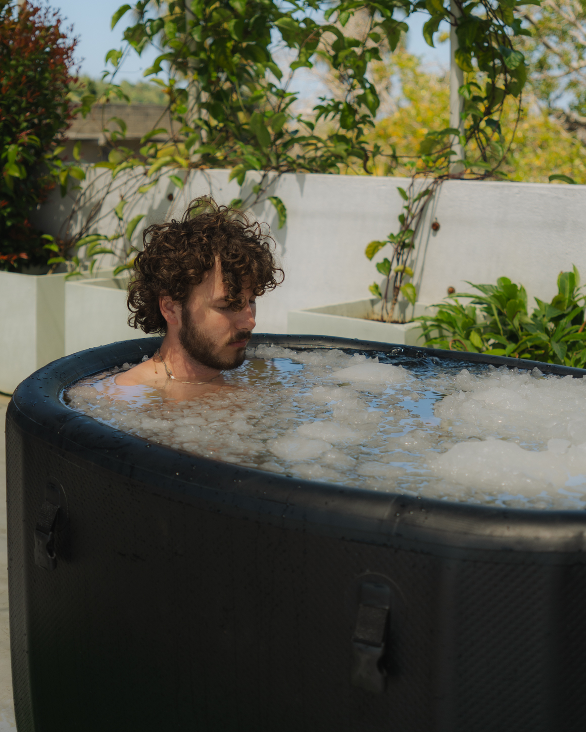 Ice bath recovery at MiRA Mirissa